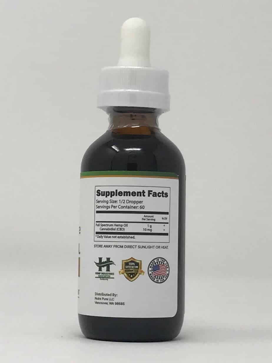 CBD Pure Hemp Oil 600mg Gallery Image 6
