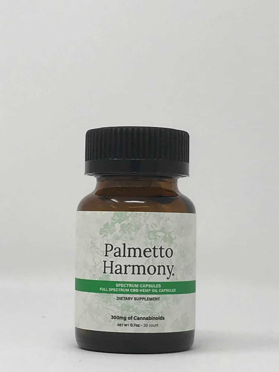 Palmetto Harmony Full Spectrum CBD Hemp Oil Capsules