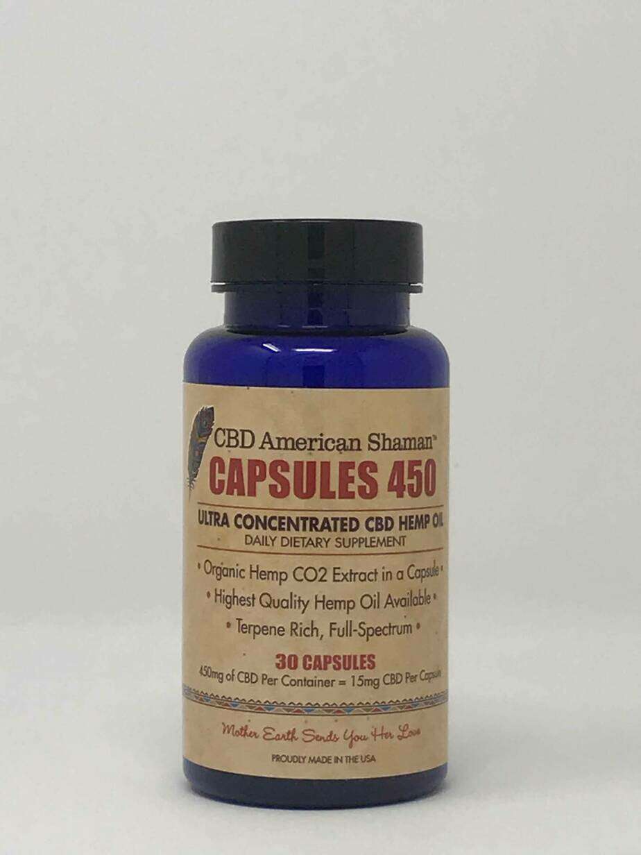 CBD AMERICAN SHAMAN CAPSULES 450 MG