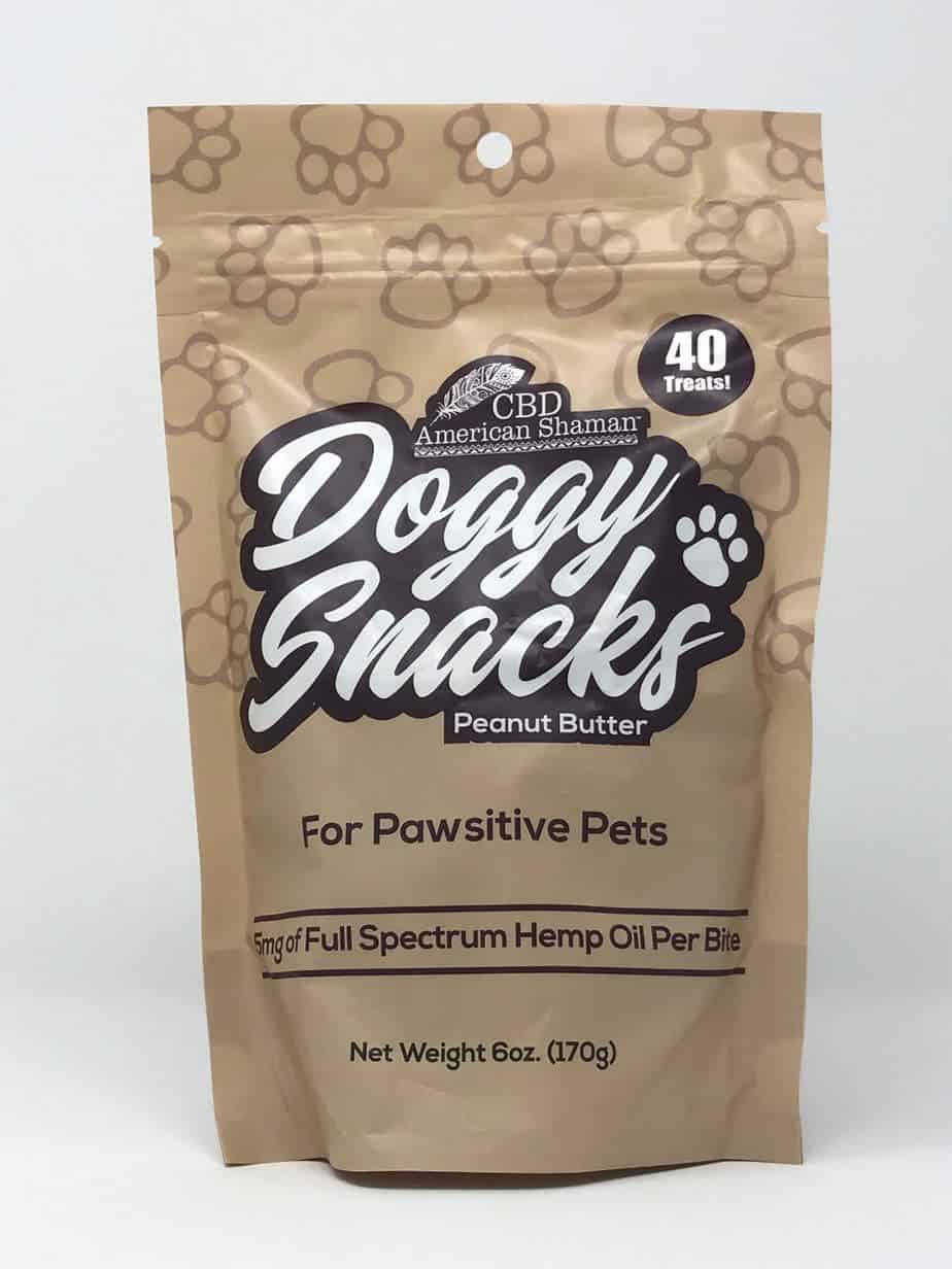 CBD AMERICAN SHAMAN DOGGY SNACKS PEANUT BUTTER