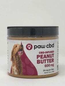 PAW CBD CBD-INFUSED PEANUT BUTTER 600 MG