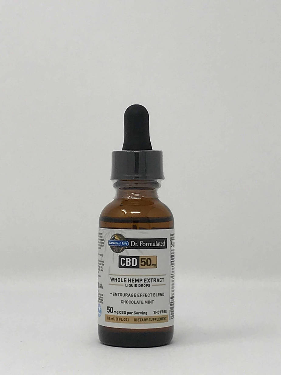 GARDEN OF LIFE WHOLE HEMP EXTRACT LIQUID DROPS 50 MG