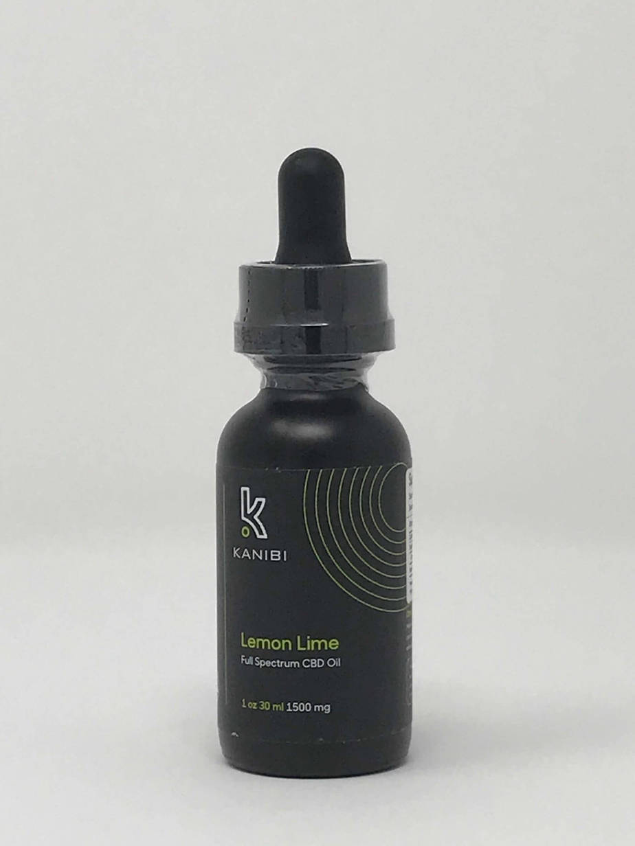 KANIBI LEMON LIME FULL SPECTRUM CBD OIL 1500 MG