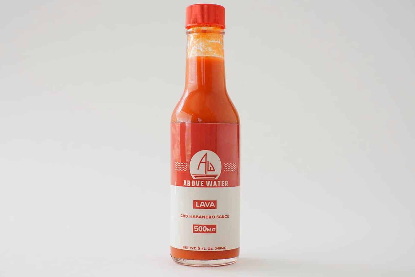 Above Water Lava Habanero CBD Hot Sauce