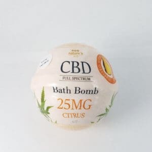 Nature’s Aid CBD Bath Bomb Citrus