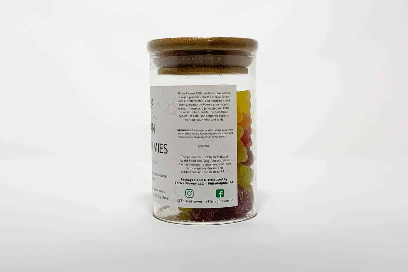 Thrive Flower CBD Vegan Gummy Bears 1750mg Gallery Image 2