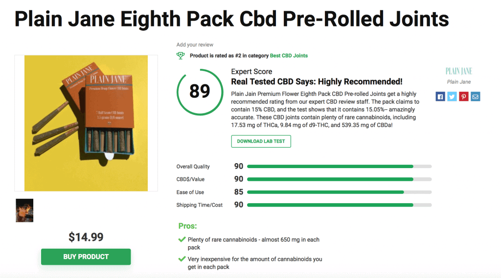 Top 6 CBD Pre-Rolled Joints