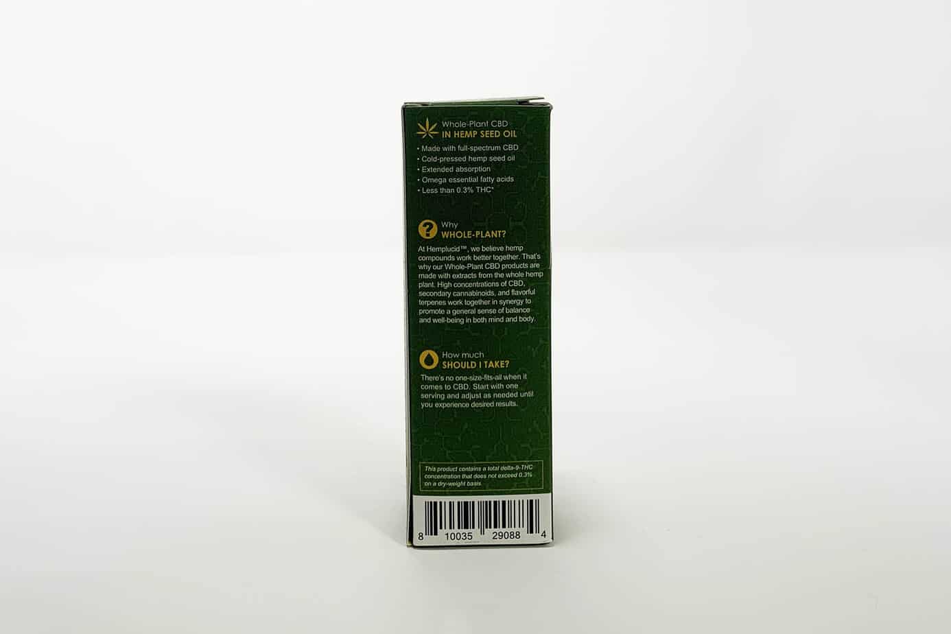 Hemplucid Full-Spectrum CBD in Hemp Seed Oil 500mg Gallery Image 2